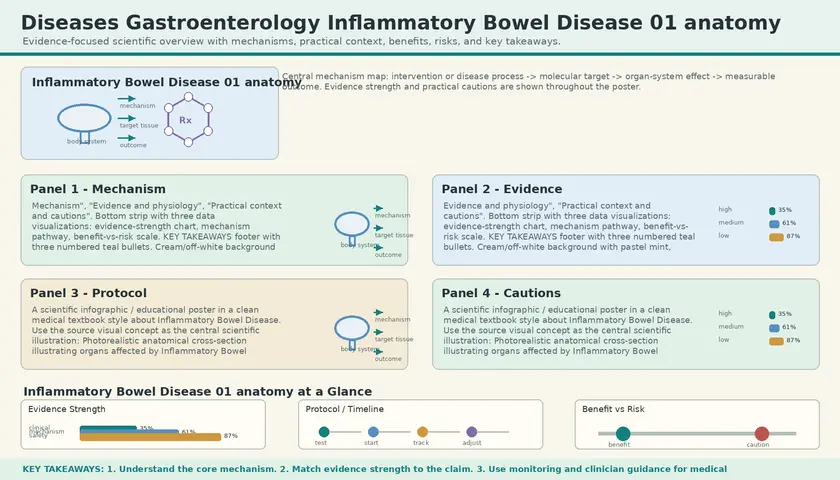 Affected anatomy in Inflammatory Bowel Disease