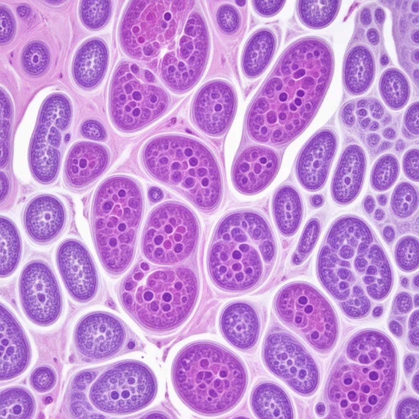 Ulcerative colitis with a crypt abscess