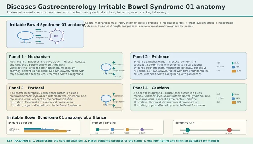 Affected anatomy in Irritable Bowel Syndrome