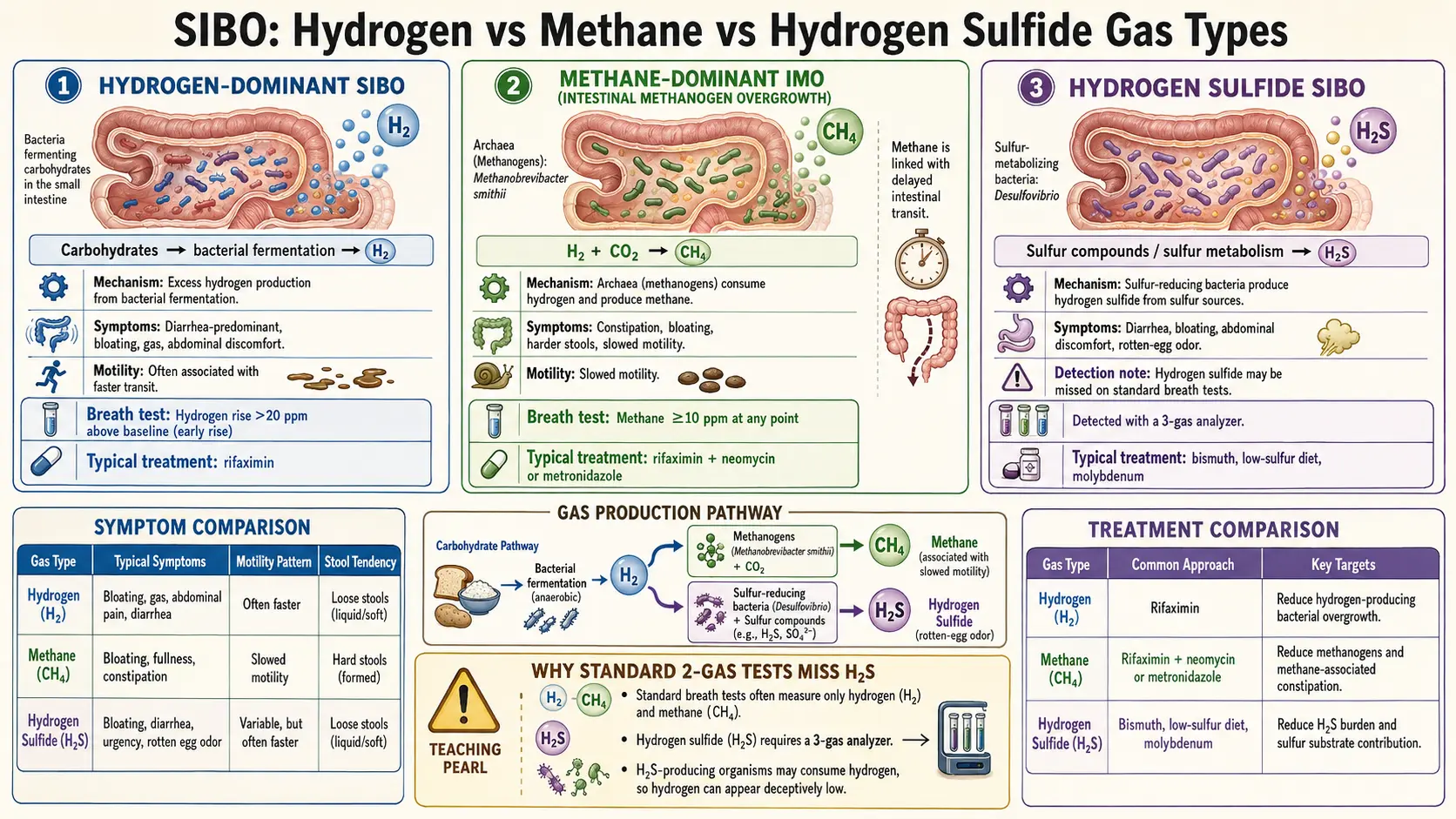 Hydrogen vs Methane vs Hydrogen Sulfide — scientific infographic poster