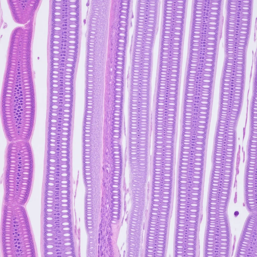A healthy growth plate building long bone