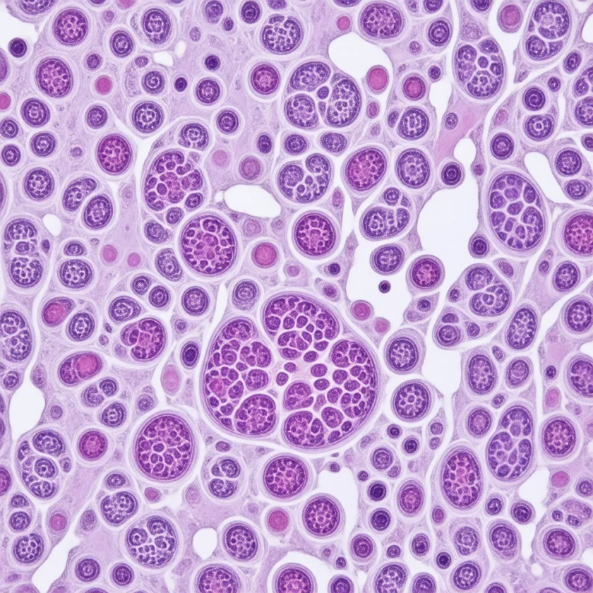 Early myelin loss with the first globoid cells