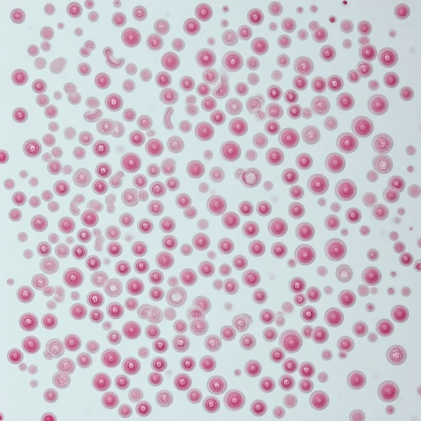 Sickled red blood cells, first reported in 1910