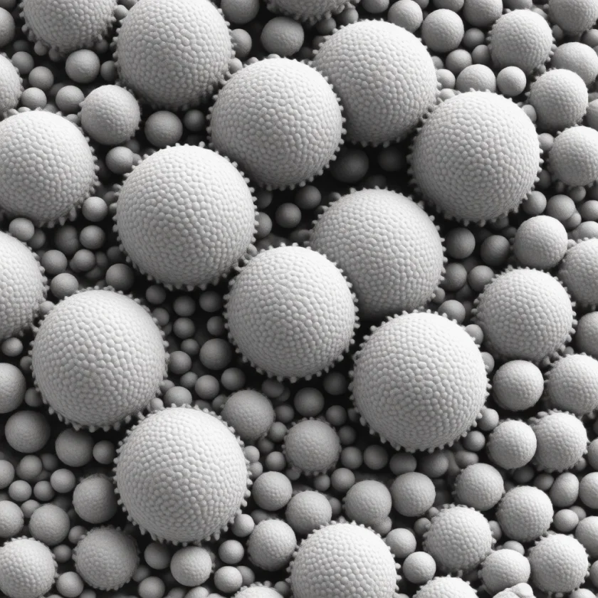 Enterovirus particles packed inside an infected cell