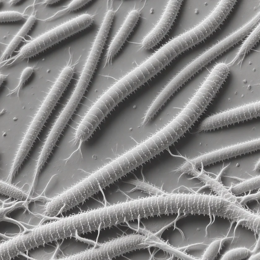 Helicobacter pylori on the stomach lining