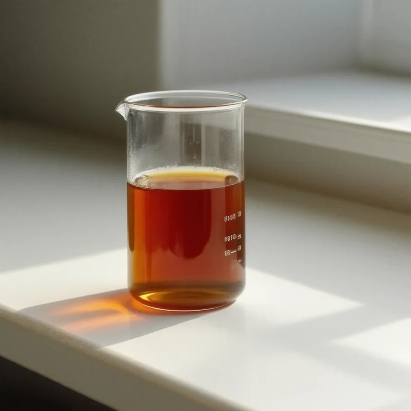 Tea-coloured urine, often after a throat infection