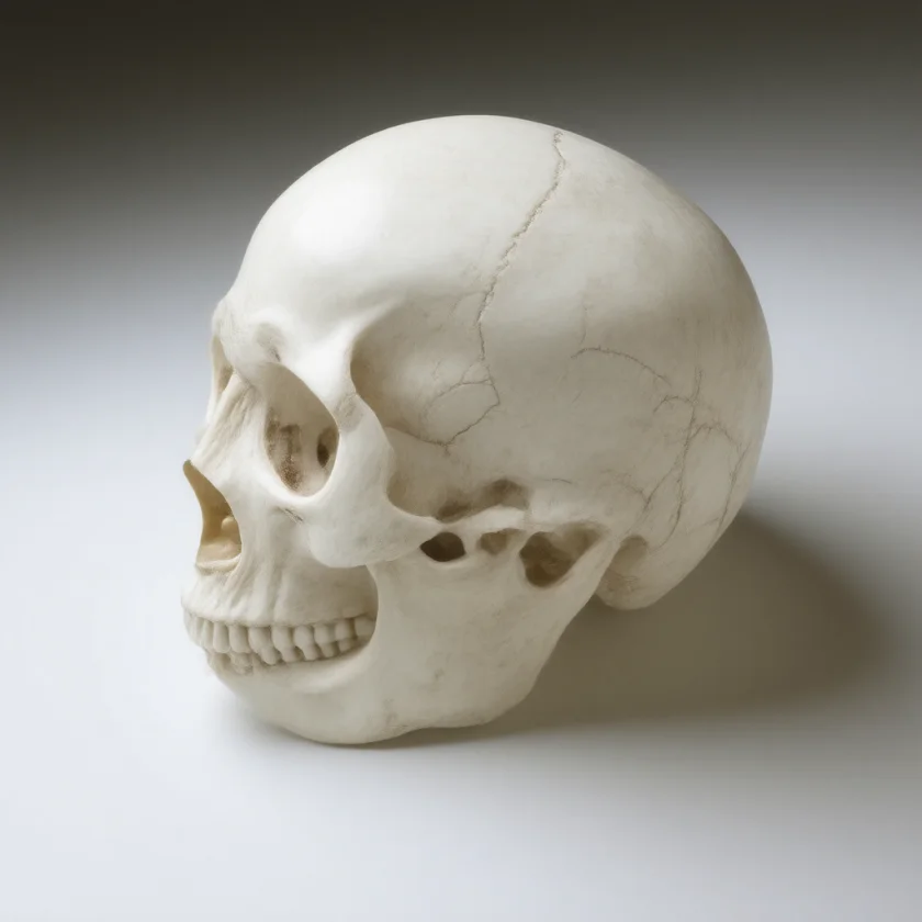 The foramen magnum, the opening at the skull base