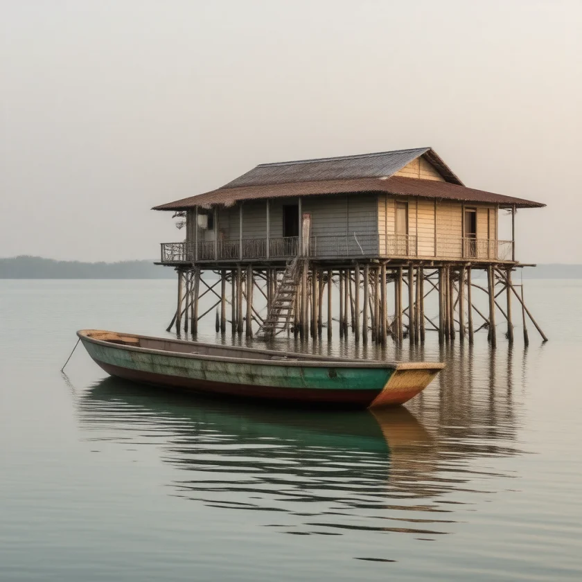 Lake Maracaibo villages, home of the largest studied kindred