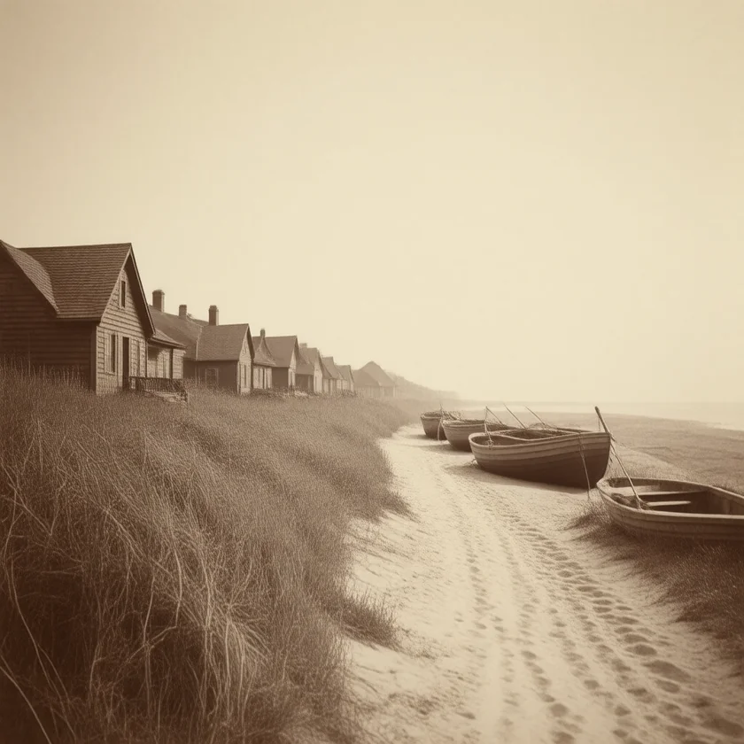 Long Island's shore, where the Huntington family practised