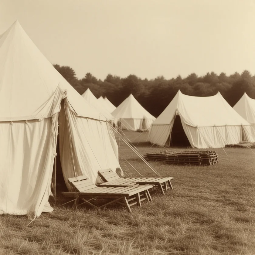 A Civil War hospital camp, where Da Costa saw irritable heart