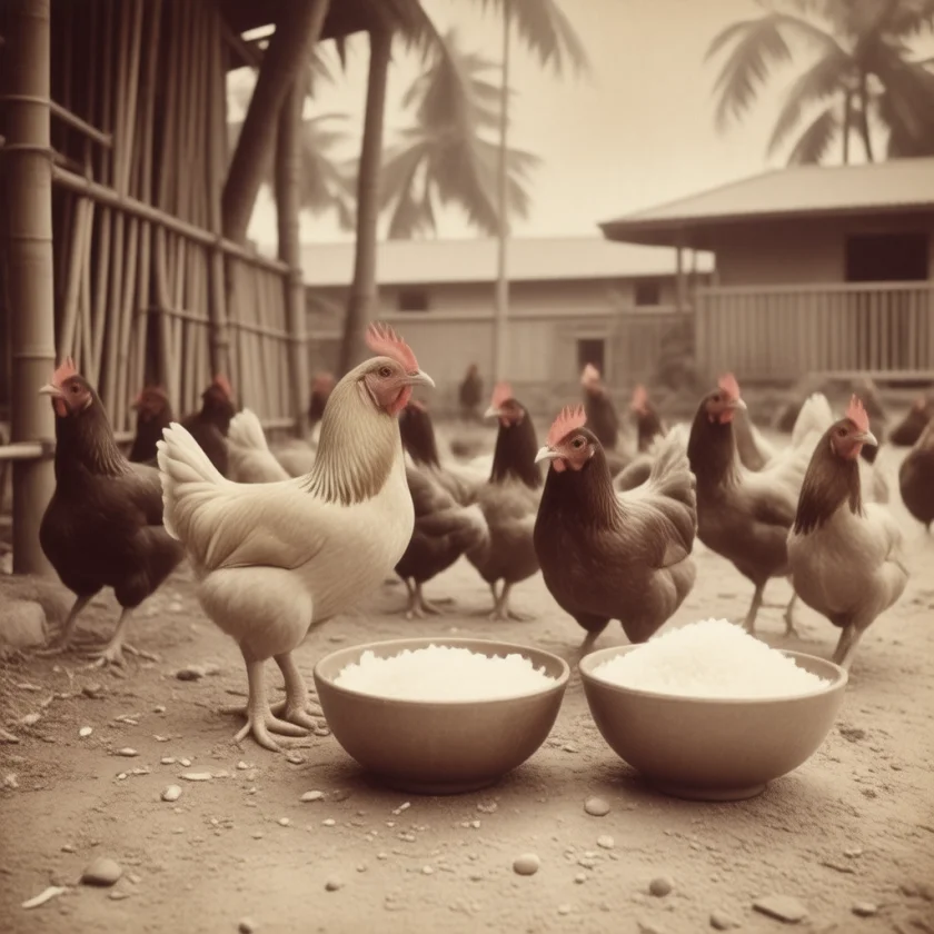 Java chickens fed polished rice, Eijkman's beriberi clue