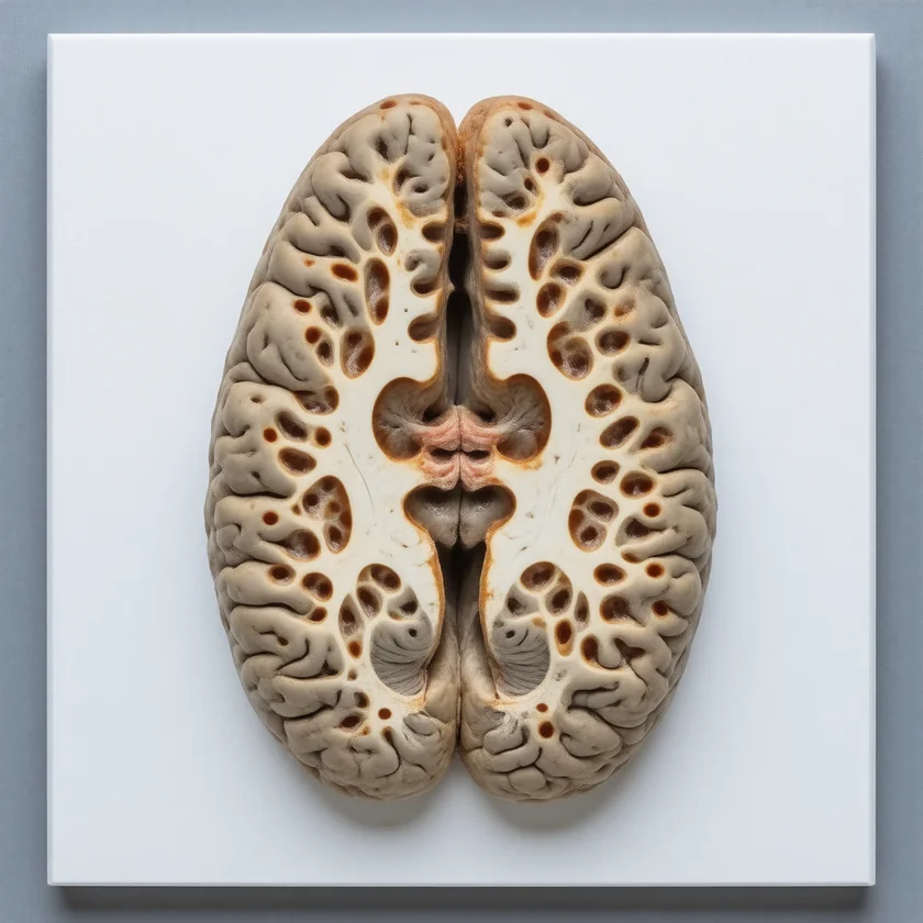Pinpoint bleeds around the third ventricle