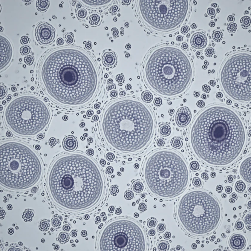 human papillomavirus-changed cells with clear halos