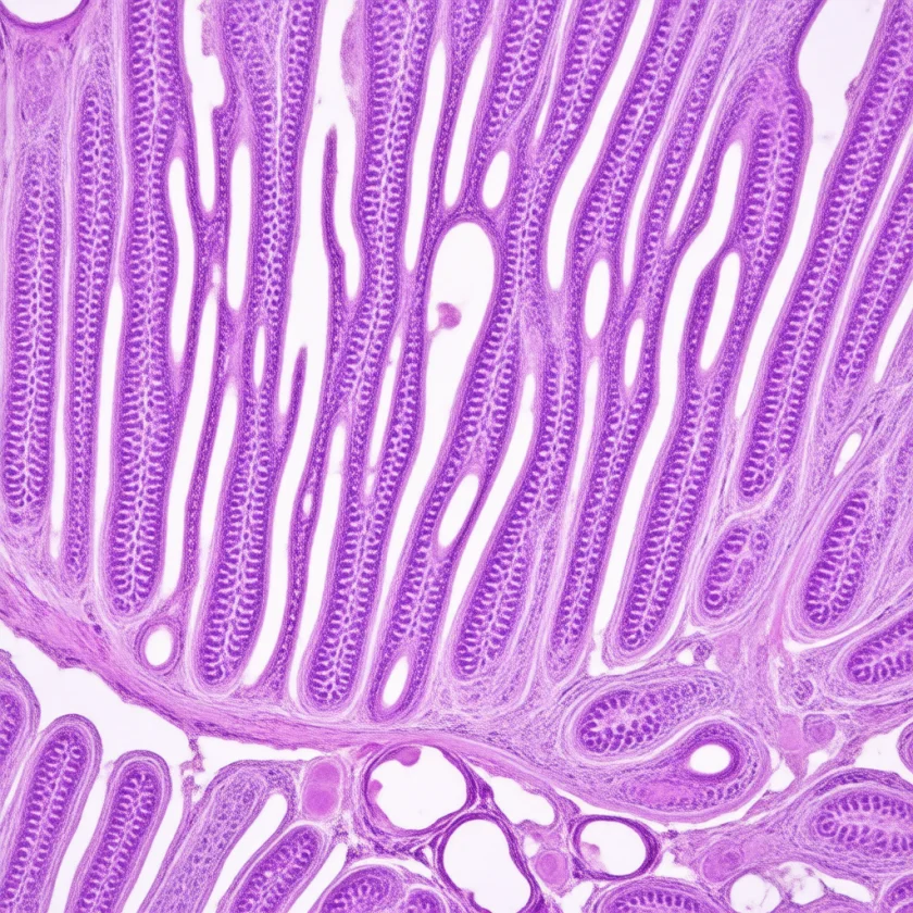 A healthy gallbladder wall