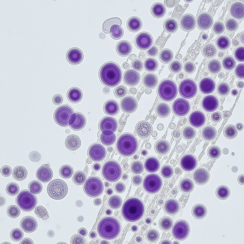 Lymphoma cells found in spinal fluid