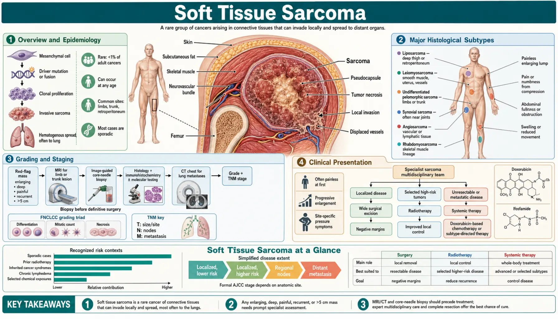 Soft Tissue Sarcoma — scientific infographic poster