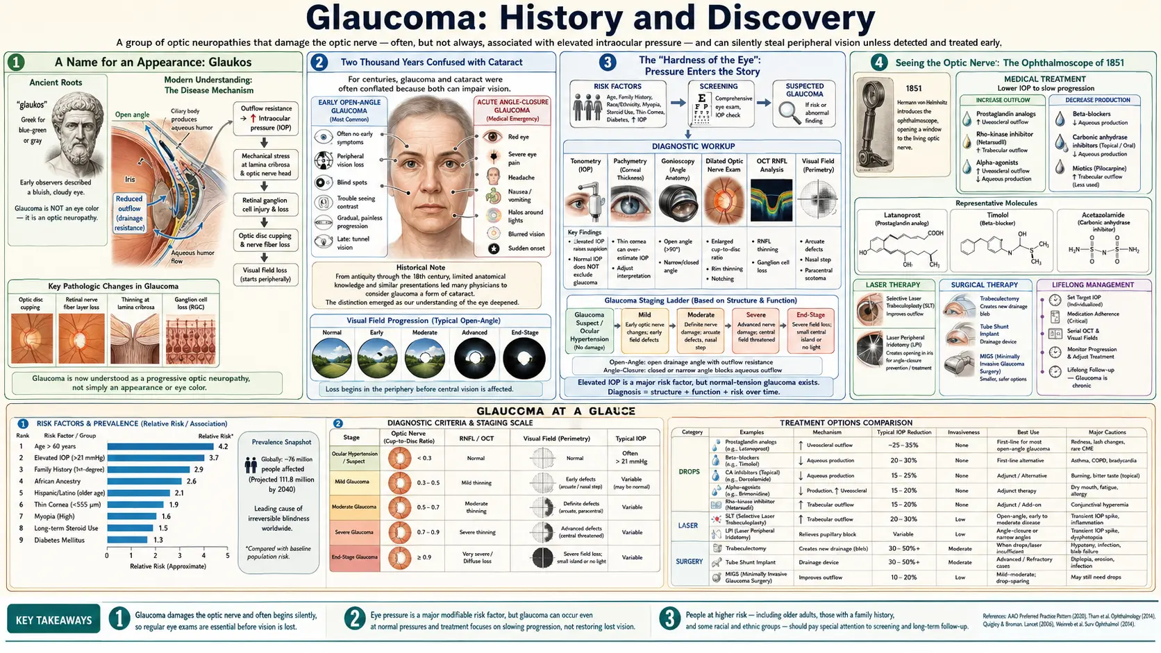 History — scientific infographic poster