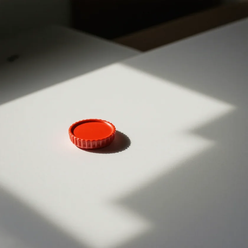 A red object, used to check fading of red colour