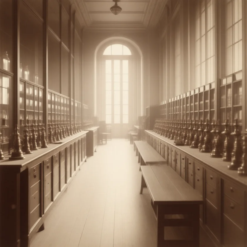 A laboratory of 1909, when Stargardt described the disease