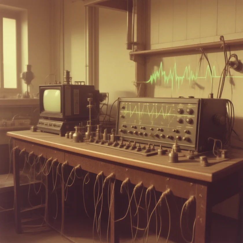 Early nerve-conduction equipment of the 1950s