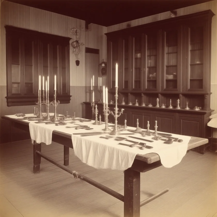 An eighteenth-century anatomy room of Cotugno's time