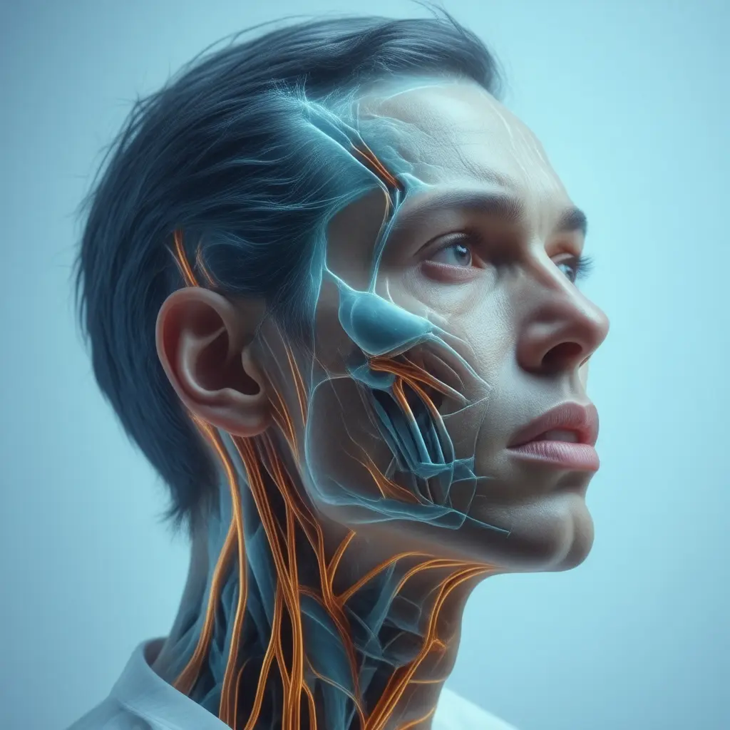 Medical visualization of Migraine clinical presentation