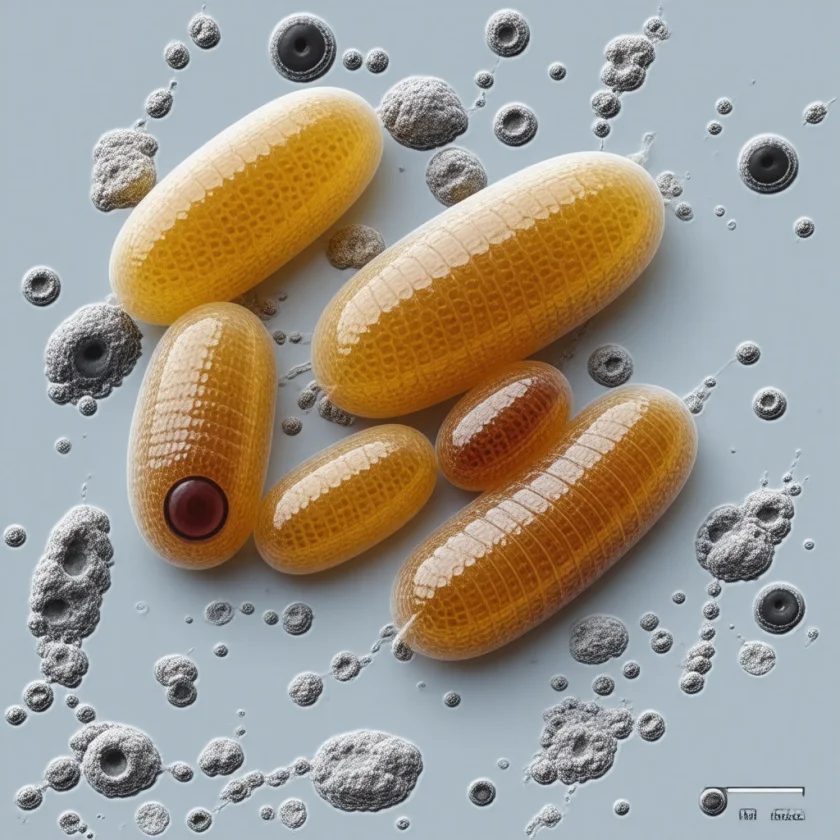 Ascaris lumbricoides — dormant stage