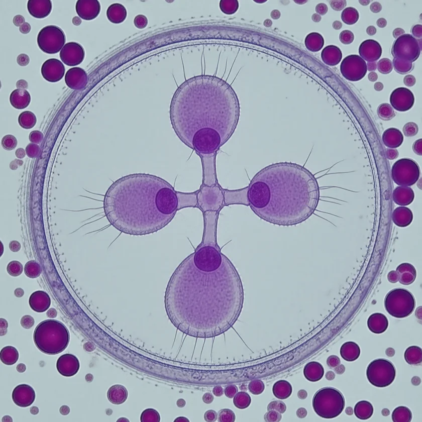 Babesia microti — active stage