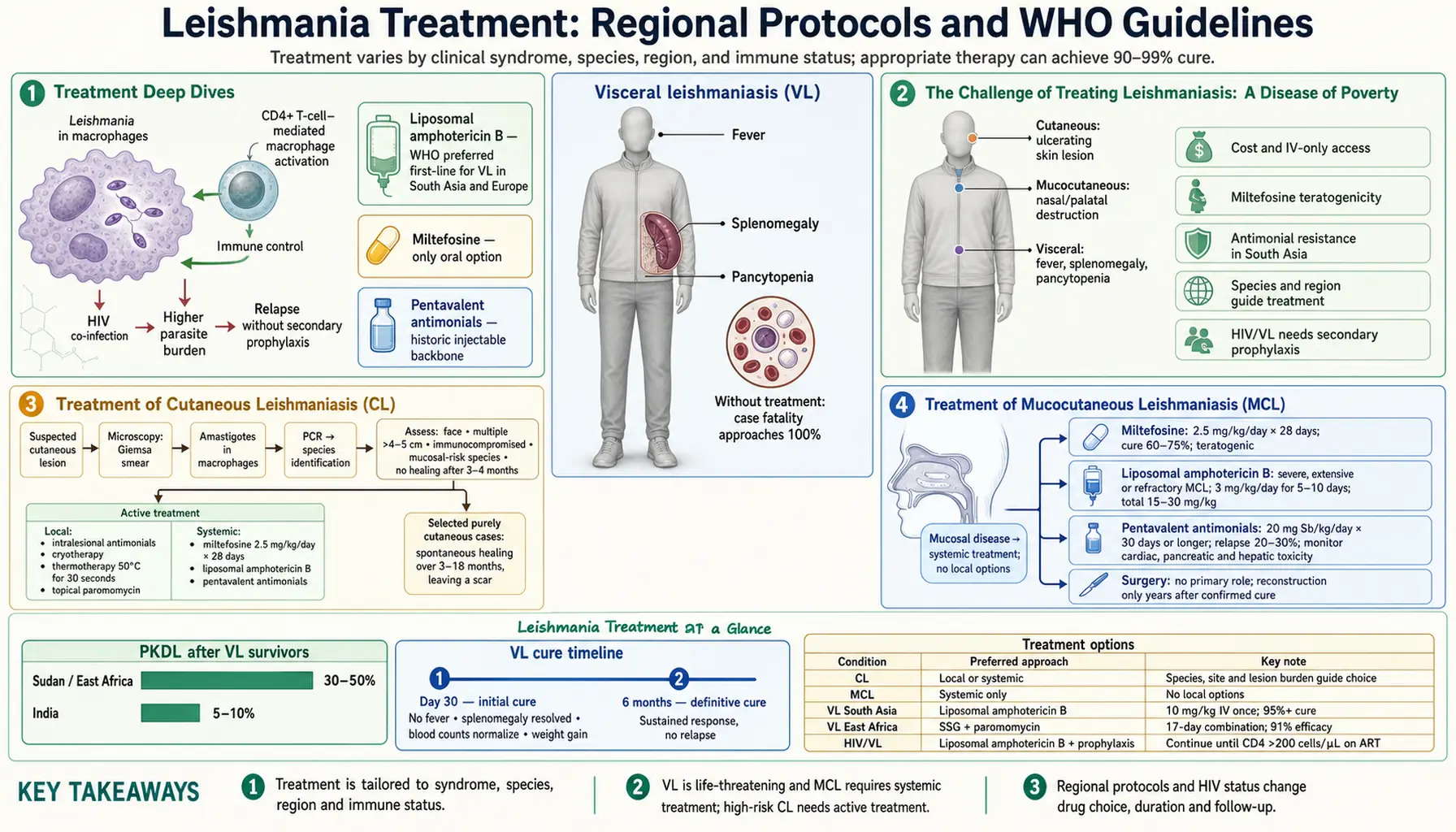 Treatments — scientific infographic poster