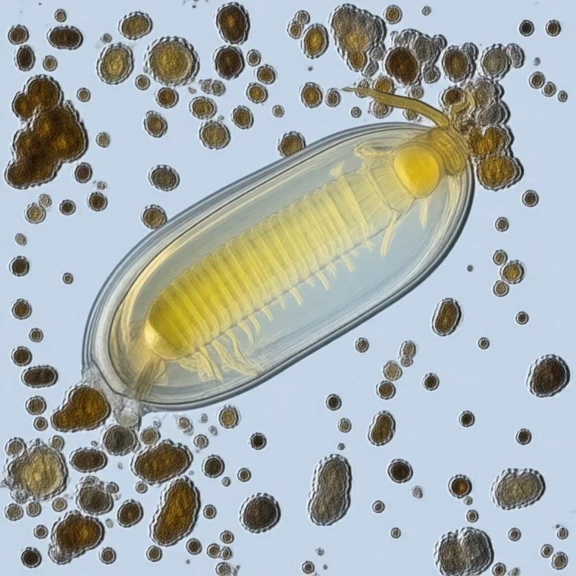 Schistosoma — dormant stage