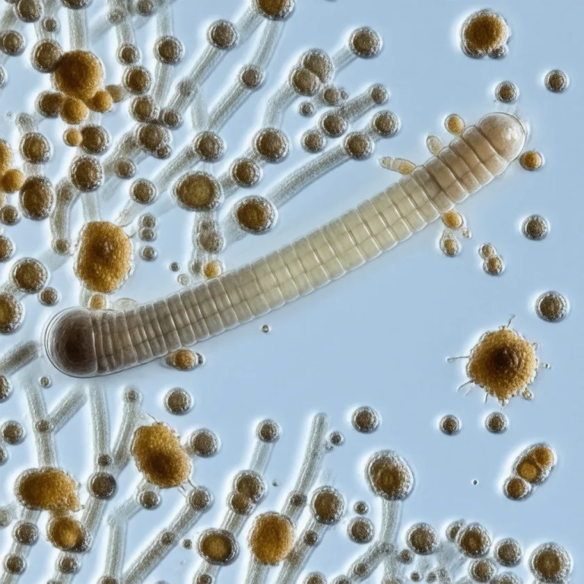 Strongyloides stercoralis — dormant stage