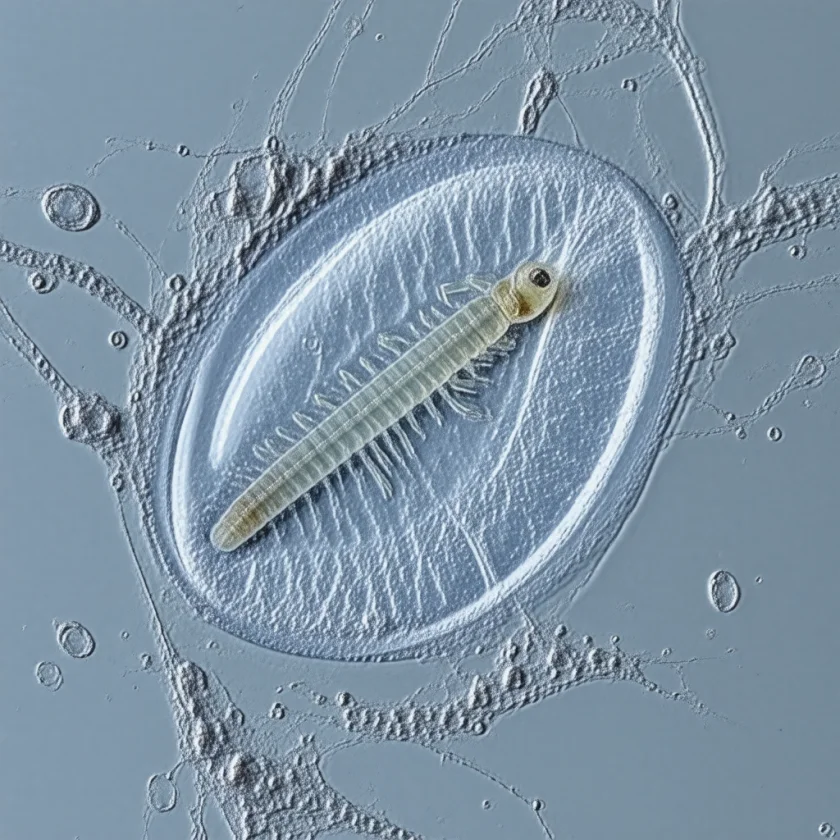 Trichinella spiralis — developing stage