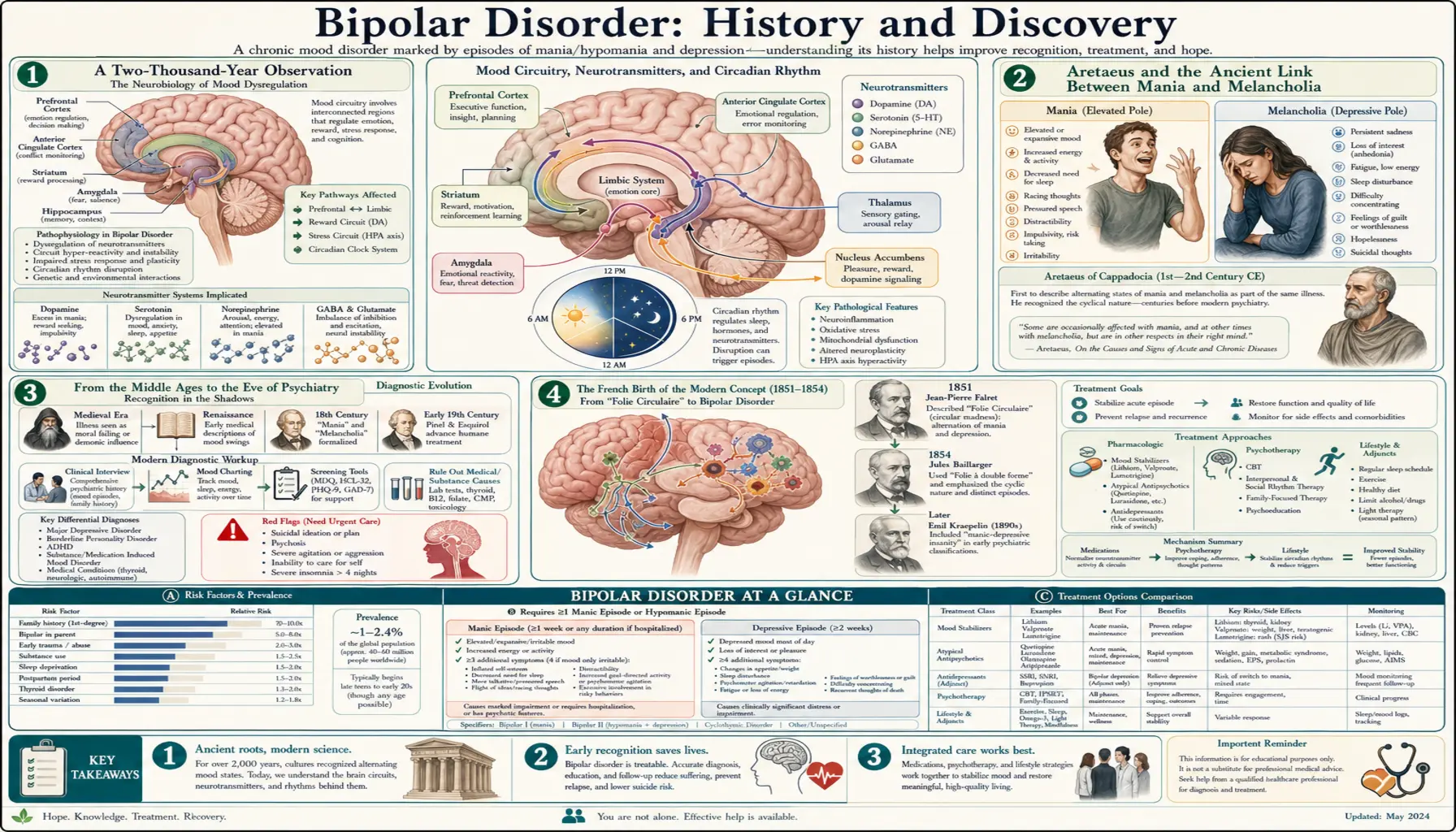 History — scientific infographic poster