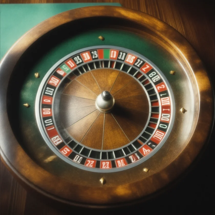 A roulette wheel and its unpredictable rewards