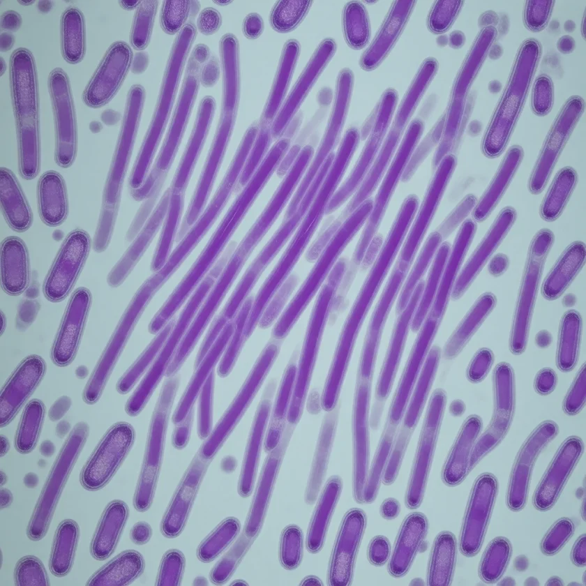 Healthy vaginal flora dominated by lactobacilli