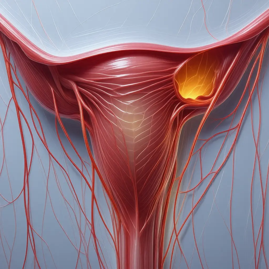 Medical visualization of Endometriosis clinical presentation