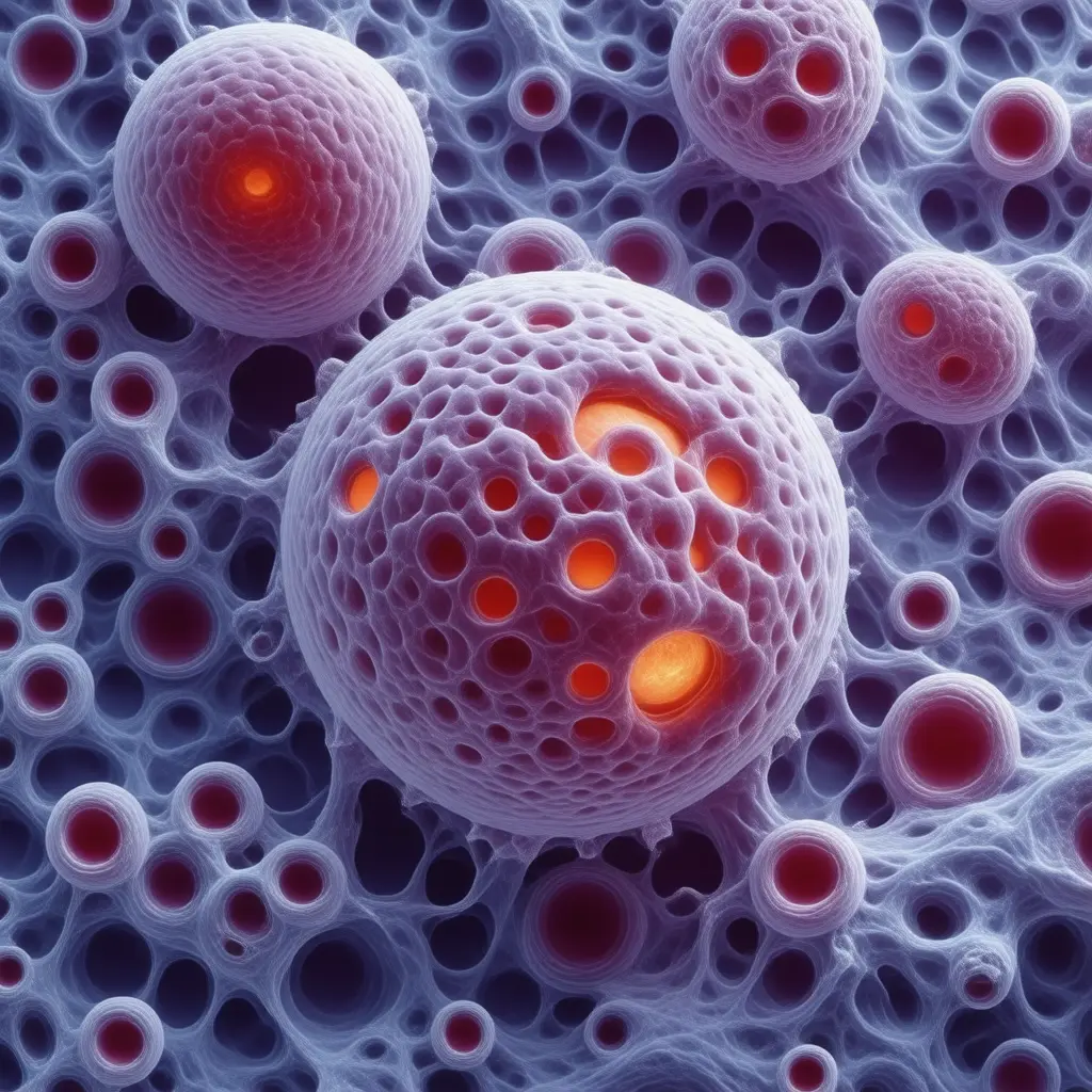 Microscopic view of Menopause and HRT cellular pathology
