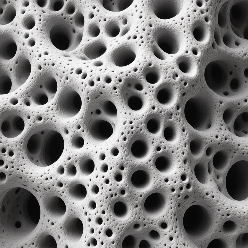 Healthy spongy bone before menopause