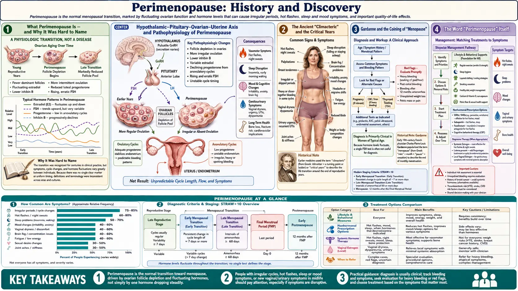 History — scientific infographic poster
