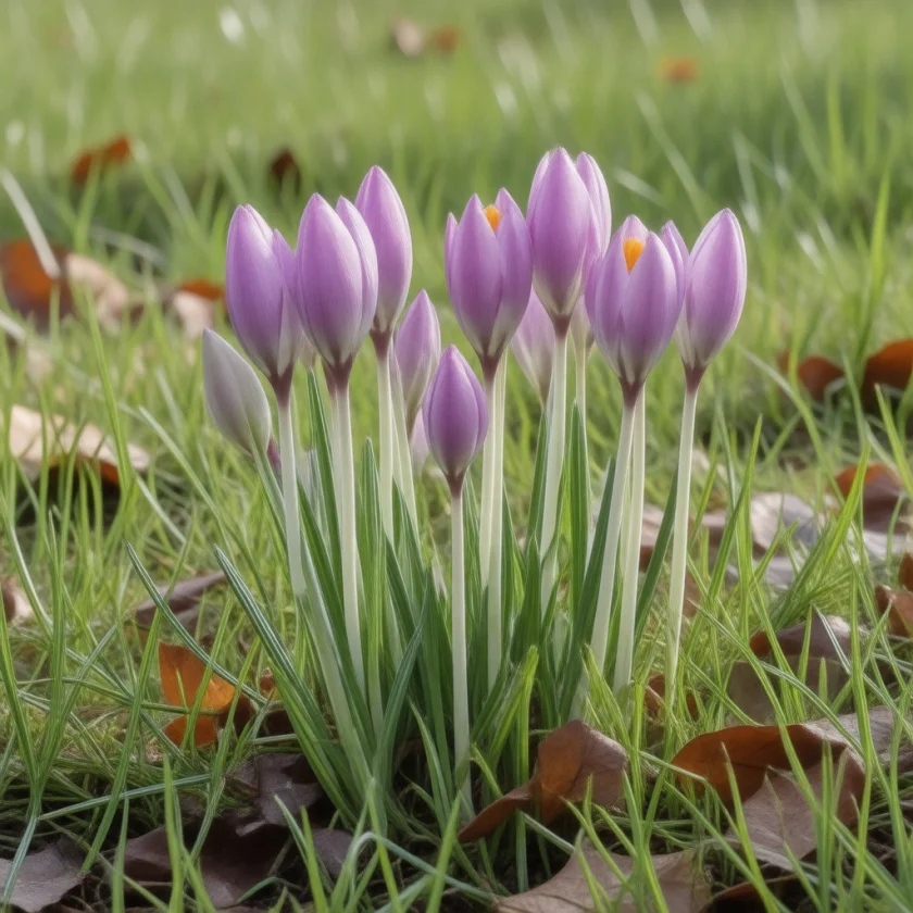 Autumn crocus, the original source of colchicine