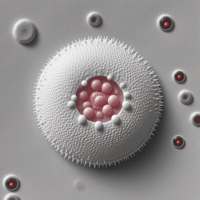 A B cell, the target of rituximab