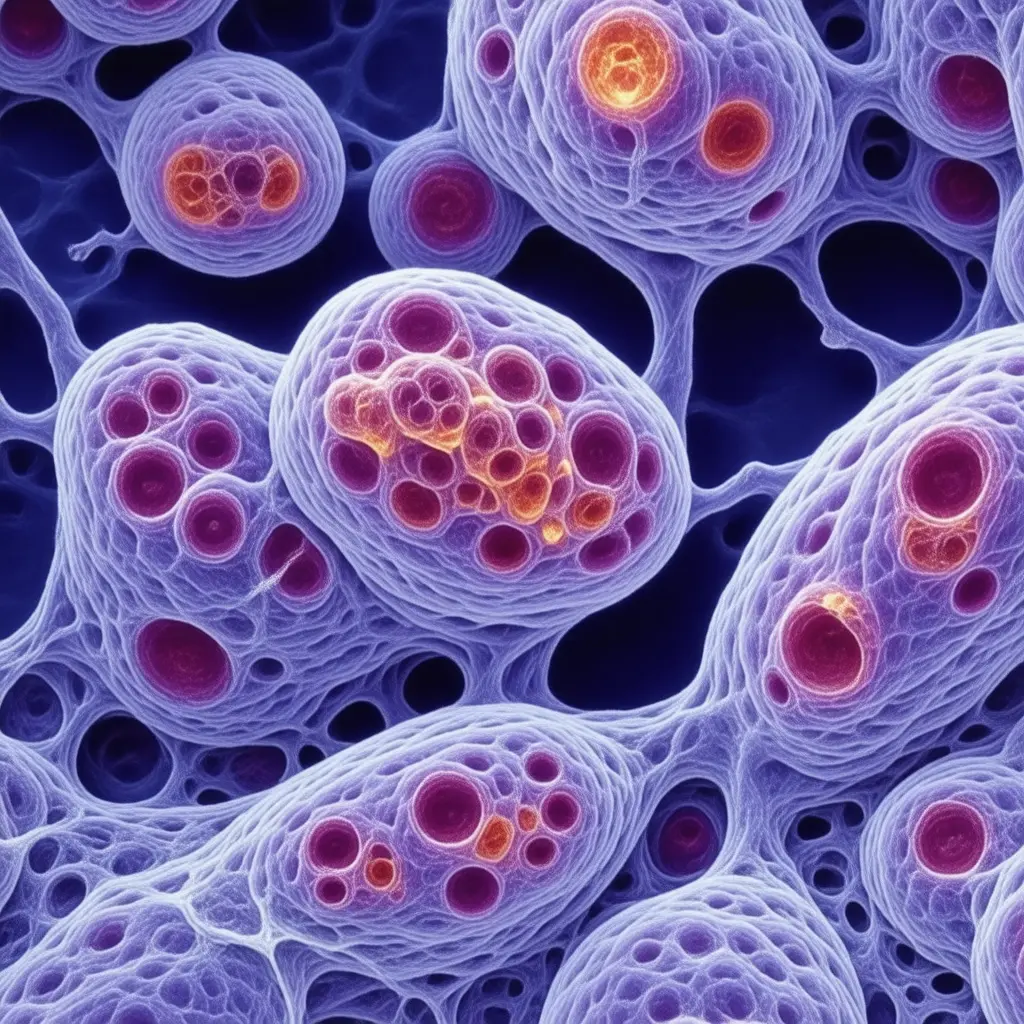 Microscopic view of Lupus cellular pathology