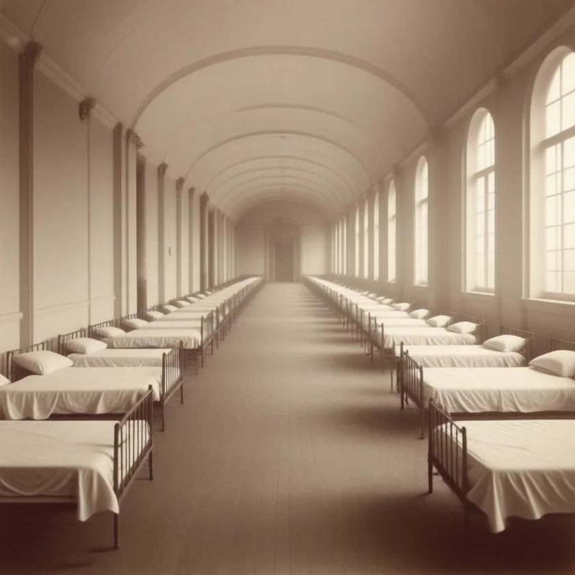 A Paris hospital ward of Raynaud's time