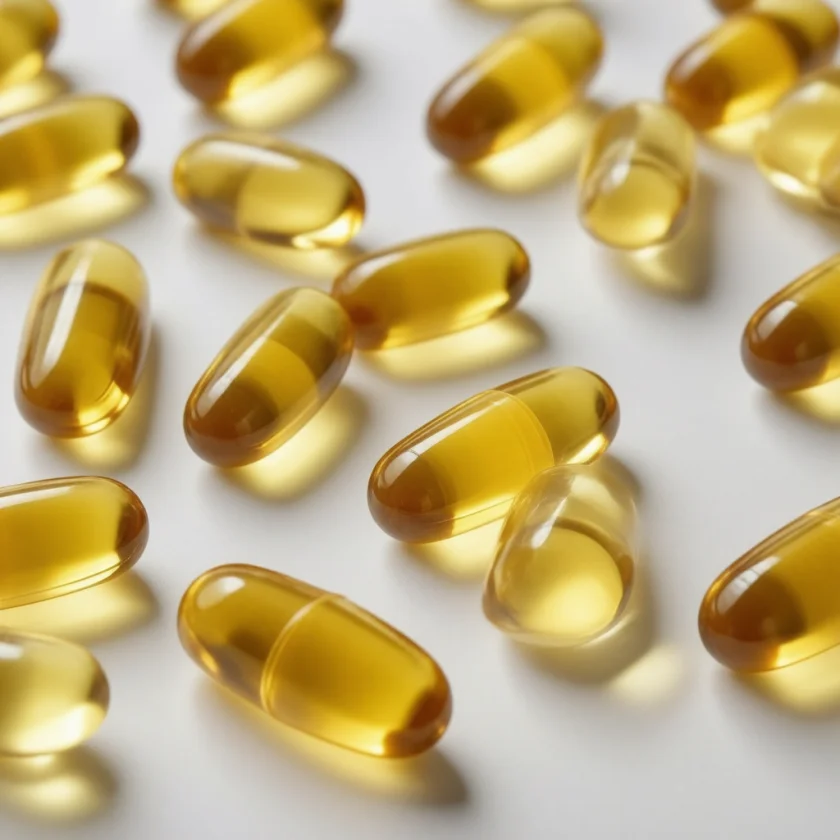 Fish oil capsules