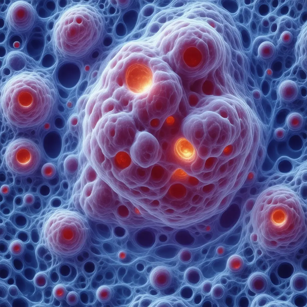 Microscopic view of Abdominal Pain or Discomfort cellular pathology