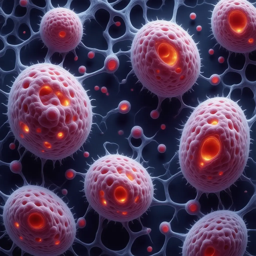 Microscopic view of Bloating cellular pathology