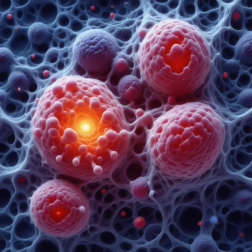 Microscopic view of Chronic Cough cellular pathology