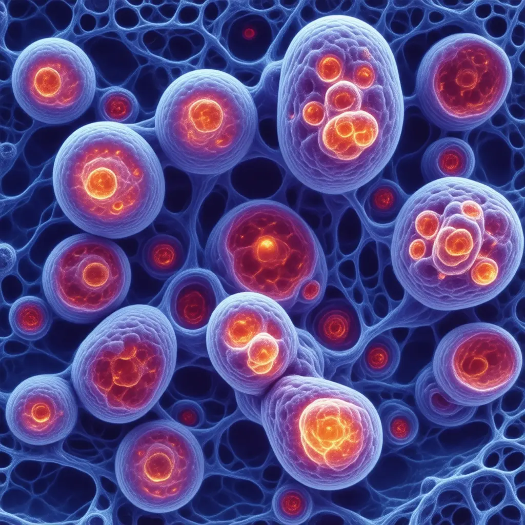Microscopic view of Dark Urine cellular pathology