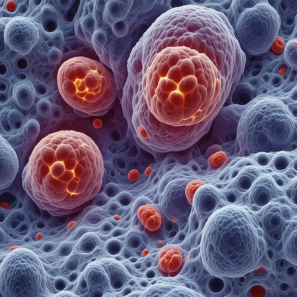 Microscopic view of Fatigue cellular pathology