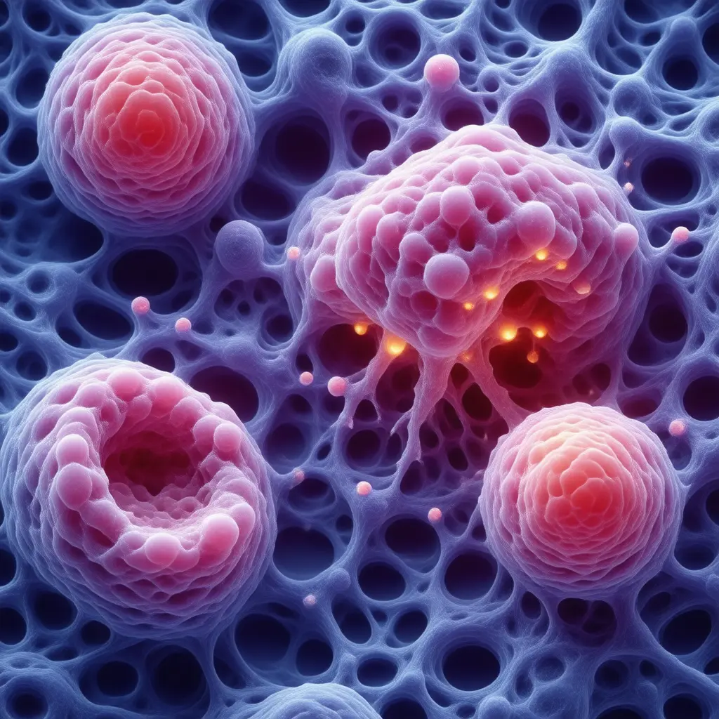 Microscopic view of Headache cellular pathology